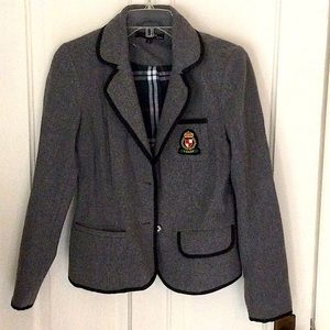 Grey wool blazer